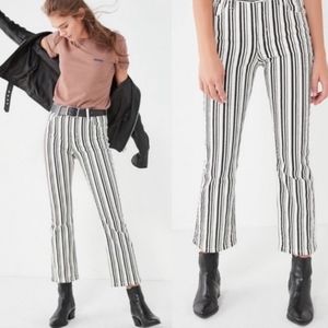Urban Outfitters Black and White Striped Jeans
